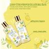 Bath Gift Set, Lemon Citrus Spa Gift Basket for Women, Includes Shower Gel, Bubble Bath, Body Lotion, Bath Frizzes 8 Pcs, Great Gift Idea for Her Birthday view 3