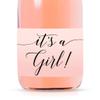 Andaz Press Blush Pink Rose Elegant Party Baby Shower Collection, Waterproof Mini Champagne Wine or Milk Bottle Labels, It's a Girl!, 20-Pack, Party Favors Decor Gift Ideas view 1