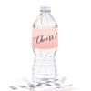 Andaz Press Blush Pink Rose Elegant Party Collection, Waterproof Water Bottle Labels, Cheers!, 20-Pack, Party Favors Decor Gift Ideas view 2