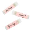 Andaz Press Blush Pink Rose Elegant Party Baby Shower Collection, Lip Balm Chapstick Favors, Kissing Sleep Goodbye!, 12-Pack, Baby Shower Sip and See Party Favors Decor view 4