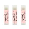 Andaz Press Personalized Blush Pink Rose Elegant Party, Lip Balm, Your Text Here, 12-Pack, Custom Party Favors Personalized Lip Balm Bulk Custom Lip Balm Stickers Labels Bachelorette Chapstick view 2