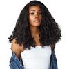 Sensationnel Curls Kinksandco Half Wig - Heart Breaker Synthetic Instant Weave Updo Full Cap for Natural 3C to 4C Hair Textures (1 JETBLACK) view 1