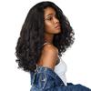 Sensationnel Curls Kinksandco Half Wig - Heart Breaker Synthetic Instant Weave Updo Full Cap for Natural 3C to 4C Hair Textures (1 JETBLACK) view 2