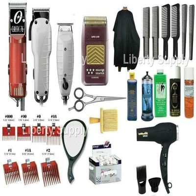 Advanced Barber School Beauty School Cosmetology School Student KIT Practice Set. This kit Has All The Tools You Need to be a Barber Clippers Trimmers Shavers Razors