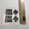 39 Piece Quees of Spades BBC Only Temporary Tattoo Set - 6 Sheets view 3