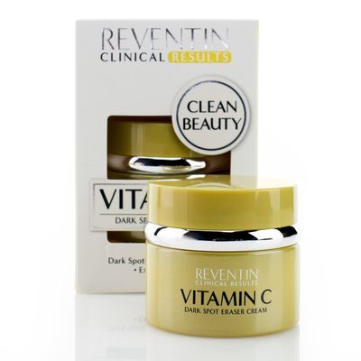 Reventin Vitamin C Face Cream Firming Moisturizer Skin Care Facial Lotion, Potent Vitamin C Gel Cream For Face Targets Dry Skin, Age Spots, Wrinkles, Hyperpigmentation, & Sun Damaged Skin, 1.5 Fl Oz