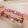 10 Pcs Artificial Pearl Hair Scrunchies Velvet Pearls Elastic Hair Bands Scrunchy Hair Ties Ropes Scrunchie Ponytail Holder for Women Girls Ladies Hair Accessories (Color Random) view 2