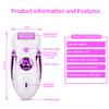 4 in 1 Electric Epilator, Hair Shaver, Clipper & Callus Remover, with 4 Replaceable Cutter Head, Trimmer & Razor, for Arm, Armpit, Bikini Line, Leg, Back, Feet Dead Skin,Purple view 4