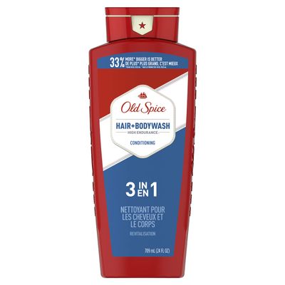 Old Spice Hair and Body Wash for Men, High Endurance, Conditioning and Cleansing, 24 Fl Oz, (Pack Of 4)