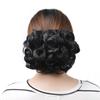 100G/Pc Women's Curly Chignon Elastic Net With Two Combs Synthetic Hair Buns Updo Cover Hairpiece Wine Red #1 view 1