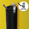 NMC SB107ACP 5S Janitorial Shadow Board, Yellow/Black, 68"X30", AluminumCompositePanel (Tools Sold Separately) view 3