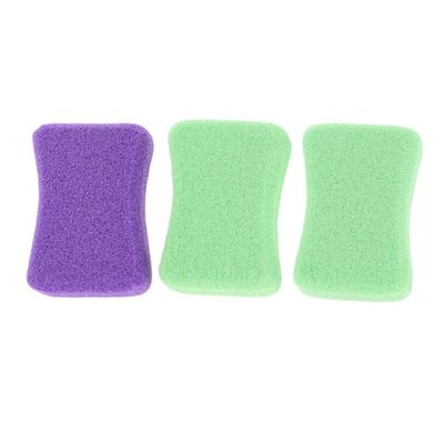 3Pcs Foot Care Exfoliator Pedicure Tool Foot Pumice Stone Block Remover Scrubber Dead Hard Skin Remover Cleaner Pumice Stone for