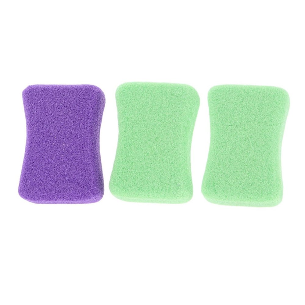 3Pcs Foot Care Exfoliator Pedicure Tool Foot Pumice Stone Block Remover Scrubber Dead Hard Skin Remover Cleaner Pumice Stone for