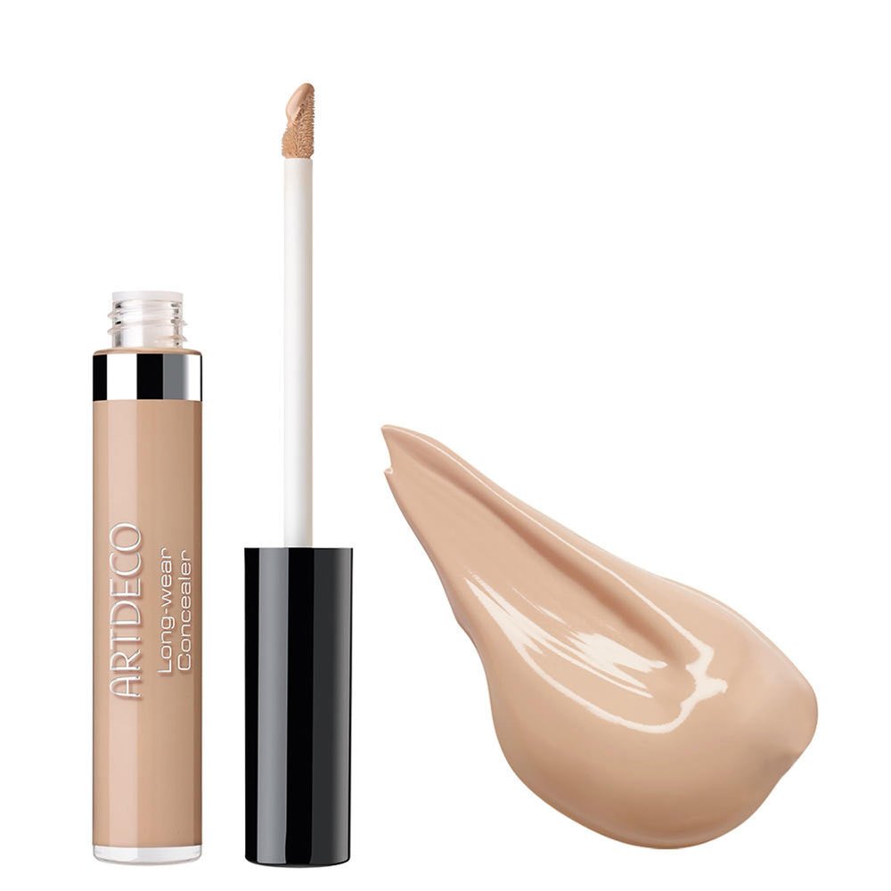 ARTDECO Waterproof Long-Wear Concealer - Soft Apricot - Full Coverage, Matte Finish, and Nurturing Formula for Dark Circles and Imperfections - 0.24 Fl Oz