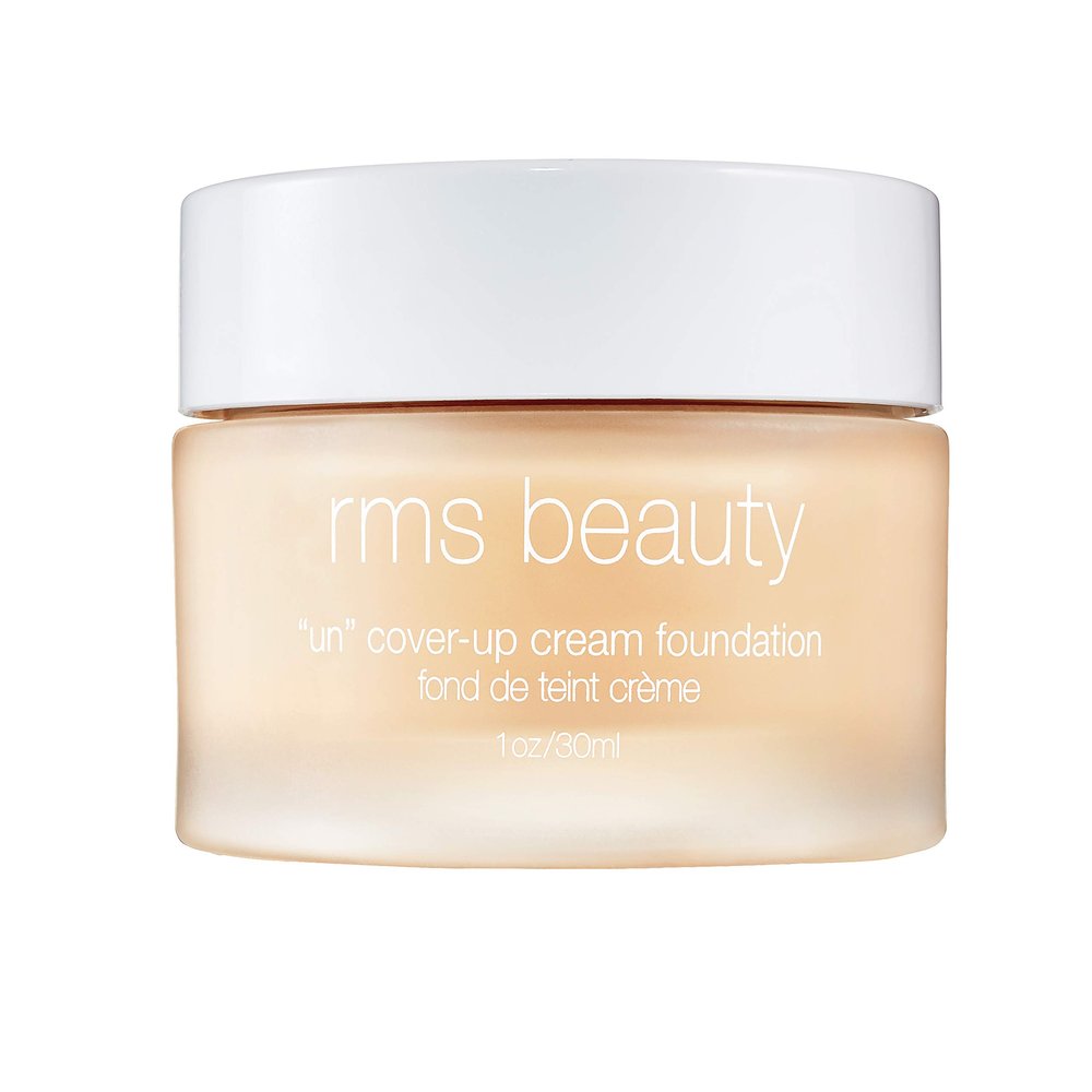 rms beauty UnCoverup Cream Foundation Hydrating Buildable Medium to Full Coverage with Natural Glow for All Skin Types, Clean Beauty, 18ml