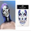 Skull Face Jewels Day of the Death Face Gems for Halloween Face Decals,6-Pack view 2
