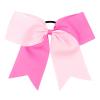 16PCS 8" Large Cheer Hair Bows Ponytail Holder Elastic Band Handmade for Cheerleading Teen Girls College Sports (Pink/Hot Pink, 1 Count (Pack of 16)) view 3