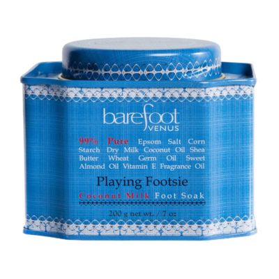 Barefoot Venus Playing Footsie 100% Natural Coconut Milk Foot Soak Epsom Salt - 200 Grams