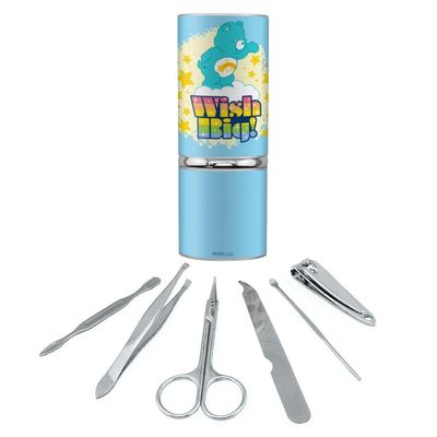 Care Bears Wish Big Stainless Steel Manicure Pedicure Grooming Beauty Care Travel Kit
