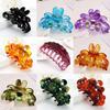 Magik 6~12 Pack Women Plastic Large Hair Claws Hair Clips Jumbo Various Styles Tortoise (12 Pack, 12 Assorted) view 4