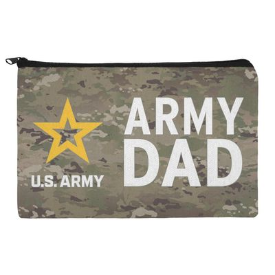 U.S. Army Dad Makeup Cosmetic Bag Organizer Pouch