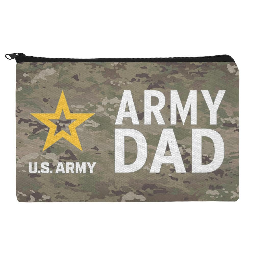 U.S. Army Dad Makeup Cosmetic Bag Organizer Pouch