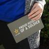 U.S. Army Proud Husband of a Soldier Makeup Cosmetic Bag Organizer Pouch view 3