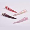 4 Pcs Fashion Acrylic Alloy Hair Clips Acetic Acid Duckbill Clips Hairpins Barrettes Hairstyling Tools Accessories for Women view 3
