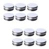 12pcs Travel Bottles Cosmetic Container Buttercream Lip Balm Containers Container with Lid Cosmetic Metal Tins Round Cosmetic Jars Empty Cream Jar Pot Candy Tin Can Supplies Lotion view 2