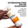 La Roche-Posay Anthelios Melt-In Milk Sunscreen SPF 100, Sunscreen For Body & Face, Broad Spectrum SPF + Antioxidants, Oil Free, For Sun Sensitive Skin, Oxybenzone Free view 2