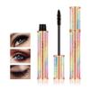 4D Silk Fiber Eyelash Mascara Waterproof - Thickening Long Lasting Smudge-Proof Natural Curling Lengthening All Day Exquisitely Extra Long Black (A) view 1