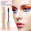 4D Silk Fiber Eyelash Mascara Waterproof - Thickening Long Lasting Smudge-Proof Natural Curling Lengthening All Day Exquisitely Extra Long Black (A) view 2