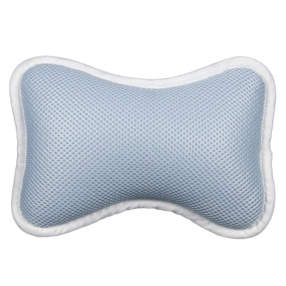 Artibetter Bath Neck Rest Bathing Pillow Non-Slip Bath Pillow with Suction Cups Support Neck and Shoulders for Bathtub Bolster Bath Spa Pillow Bath Back Pillow