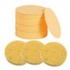 50 Pcs Facial Sponges,Thicker Compressed Face Cleansing Sponges Natural Cellulose Face Sponge for Women Men Girls Facial Cleansing Exfoliating Facial SPA Massage Makeup Removal (yellow) view 1