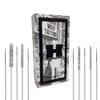 15M1#12 (0.35mm) 3.2mm Taper Professional Tattoo Needles On Bar #12 Gauge Precision Needle Magnum Shaders M1 Weaved Magnum view 1