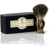 Geo. F. Trumper PB Range SMALL Shaving Brush with Pure Badger Hair Simulated Horn view 1