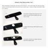 Jissy Leather Hair Ties - Long Hair Ponytail Holder Accessories for Men and Women - Hunter Green (single piece) view 2