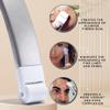 StackedSkincare Microneedling Roller with Replaceable 0.2mm Stainless Steel Needle Head - Gentle Micro Needle Roller for Face, Scalp & Body - Ergonomic Aluminum Handle for Smooth, Even, Radiant Skin view 4