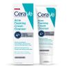 CeraVe Acne Foaming Cream Cleanser, 4% Benzoyl Peroxide Face Wash With Hyaluronic Acid, Niacinamide & Ceramides, Gentle Daily Acne Treatment For Face view 1