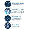 CeraVe Acne Foaming Cream Cleanser, 4% Benzoyl Peroxide Face Wash With Hyaluronic Acid, Niacinamide & Ceramides, Gentle Daily Acne Treatment For Face view 4