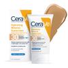 CeraVe Hydrating Mineral Sunscreen SPF 30 with Sheer Tint, Tinted Mineral Sunscreen with Zinc Oxide & Titanium Dioxide, Blends Seamlessly For Healthy Glow, Medium, 1.7 Fluid Ounce view 1