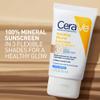 CeraVe Hydrating Mineral Sunscreen SPF 30 with Sheer Tint, Tinted Mineral Sunscreen with Zinc Oxide & Titanium Dioxide, Blends Seamlessly For Healthy Glow, Medium, 1.7 Fluid Ounce view 3