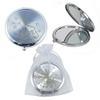 12PCS Quinceanera Compact Round Hand Mirror Sweet 15 design with Organza Gift Bag Girl view 1