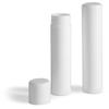 144 White Plastic Empty Lip Balm Tubes with White Friction Fit Caps by SKS Bottle & Packaging, 0.15 oz tubes - Bulk White Lip Balm Containers for DIY Lip Care, Lip Balm Making, and Lip Balm Crafting view 2