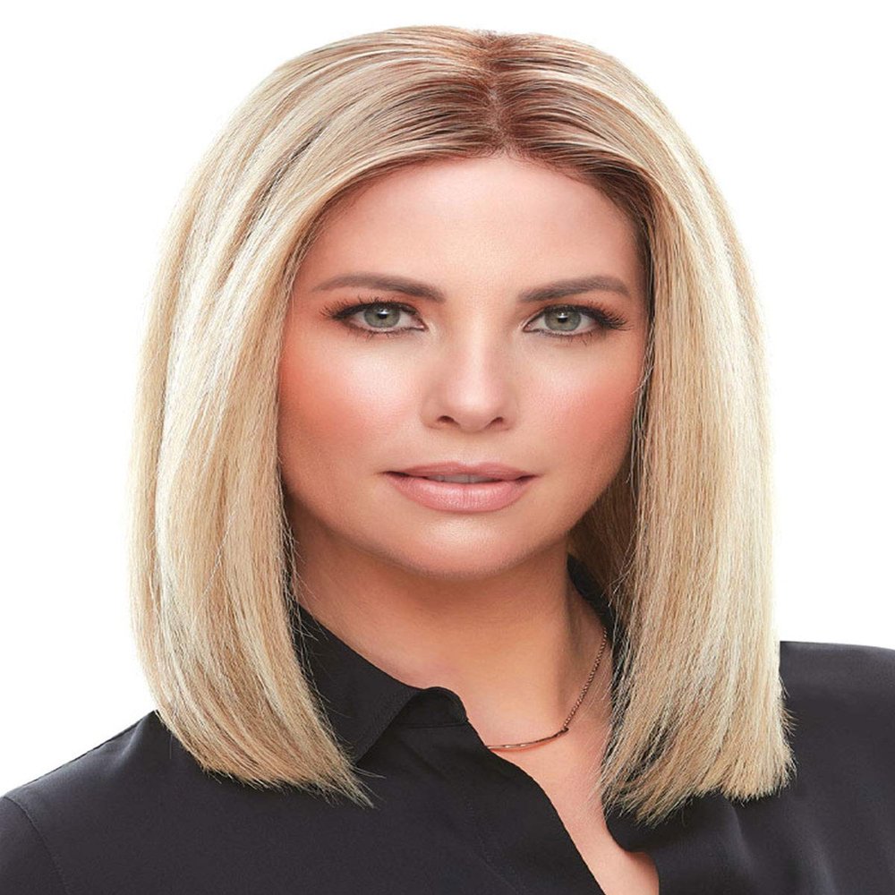 Remy Human Hair Topper: 12" Lace Front, Mono Top by Jon Renau