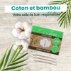 Box of 200 Feel Natural Bamboo Cotton Buds White view 4