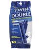 Assured Twin Blade Disposable Razors with Lubricating Strips, 10-ct. Packs view 1
