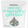 Hemway Biodegradable Glitter Eco Friendly - 100g/3.5oz Bio Cosmetic Safe Sparkle Vegan for Face Eyeshadow Body Hair Festival Makeup Craft - Super Chunky (1/8" 0.125" 3mm) - Silver Holographic view 1
