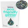 Hemway Eco Friendly Biodegradable Glitter 100g / 3.5oz Bio Cosmetic Safe Sparkle Vegan for Face, Eyeshadow, Body, Hair, Nail and Festival - Super Chunky (1/8" 0.125" 3mm) - Gun Metal Grey Holographic view 1
