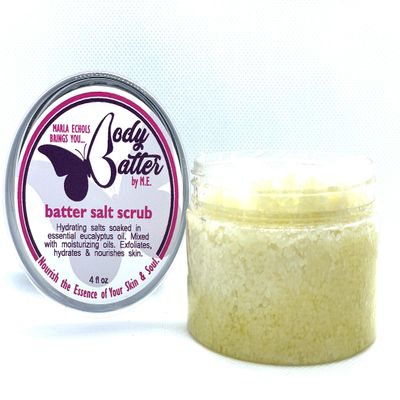 Body Salt Scrub Natural Ingredient